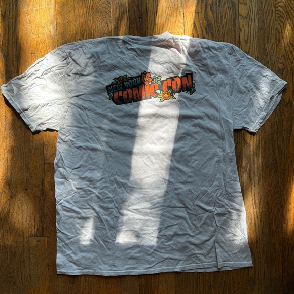 NYCC Floral/Pizza/Sword T-Shirt 🩶 Size 2X - Picture 5 of 5